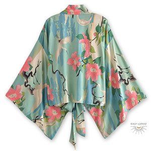 Sweet Dreams Kimono Wrap Crop Top